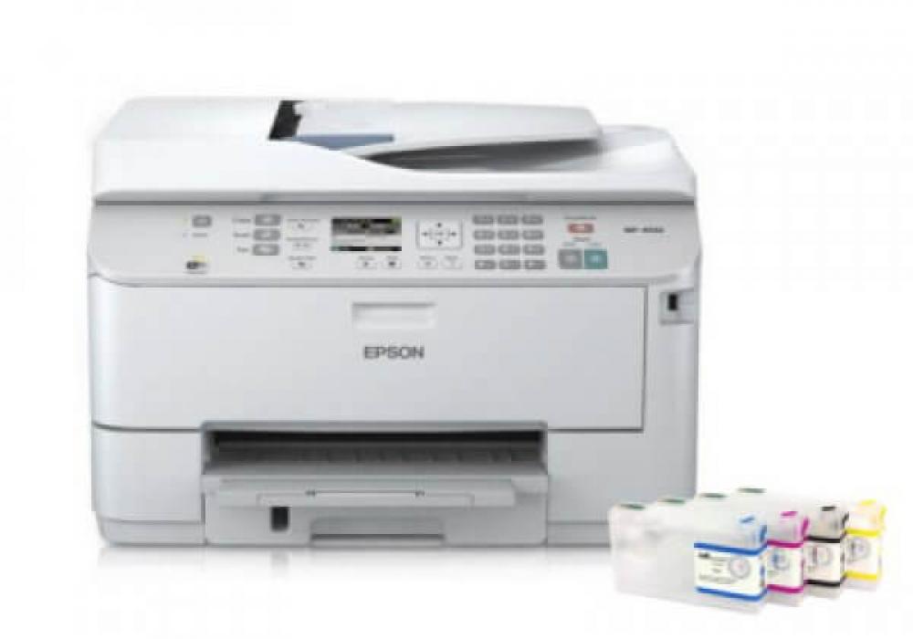 изображение МФУ Epson WorkForce Pro WP-4533 с ПЗК и чернилами - изображение 1