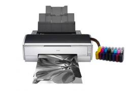 Принтер Epson Stylus Photo R2400 с СНПЧ и чернилами