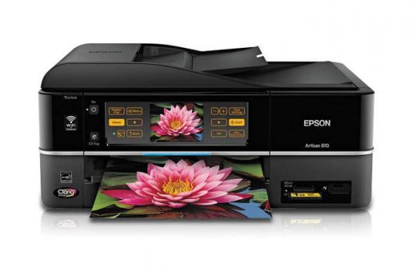 изображение МФУ Epson Artisan 810 с ПЗК и чернилами
