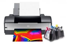 Принтер Epson Stylus Photo 1410 с СНПЧ и чернилами