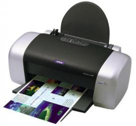 Кольоровий принтер Epson Stylus C63 з ПЗК та чорнилом Кольоровий принтер Epson Stylus C63 з ПЗК та чорнилом