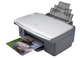 МФУ Epson Stylus CX4700 с ПЗК и чернилами