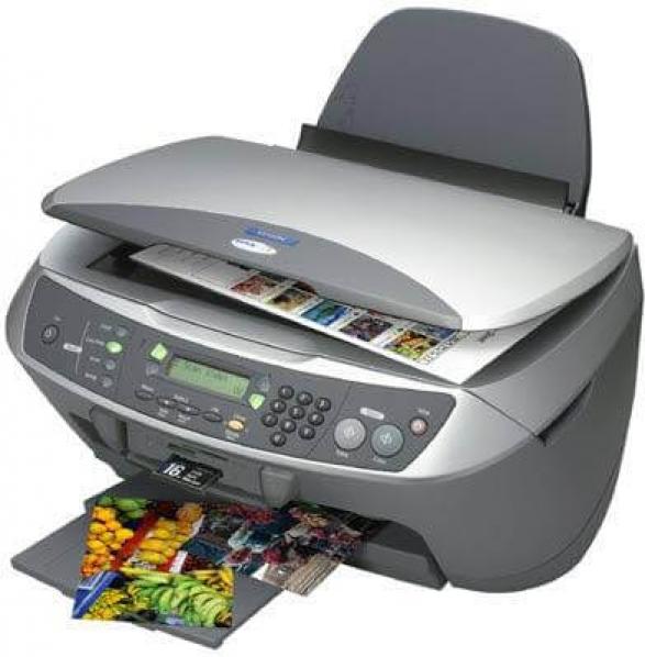 изображение МФУ Epson Stylus CX6400 с ПЗК и чернилами