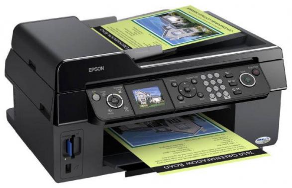 изображение БФП Epson Stylus CX9300F з ПЗК та чорнилом