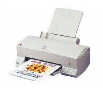 Цветной принтер Epson Stylus Color 460 с ПЗК и чернилами