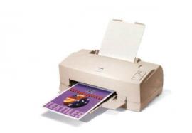 Цветной принтер Epson Stylus Color 800 с ПЗК и чернилами