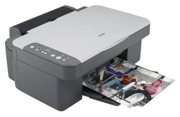 изображение МФУ Epson Stylus DX3850 с ПЗК и чернилами