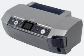 Цветной принтер Epson Stylus Photo R340 с ПЗК и чернилами