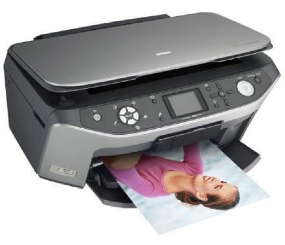 изображение МФУ Epson Stylus Photo RX560 с ПЗК и чернилами