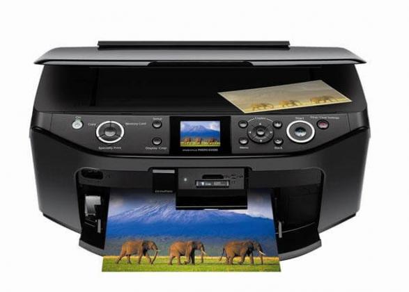 изображение БФП Epson Stylus Photo RX595 з ПЗК та чорнилом