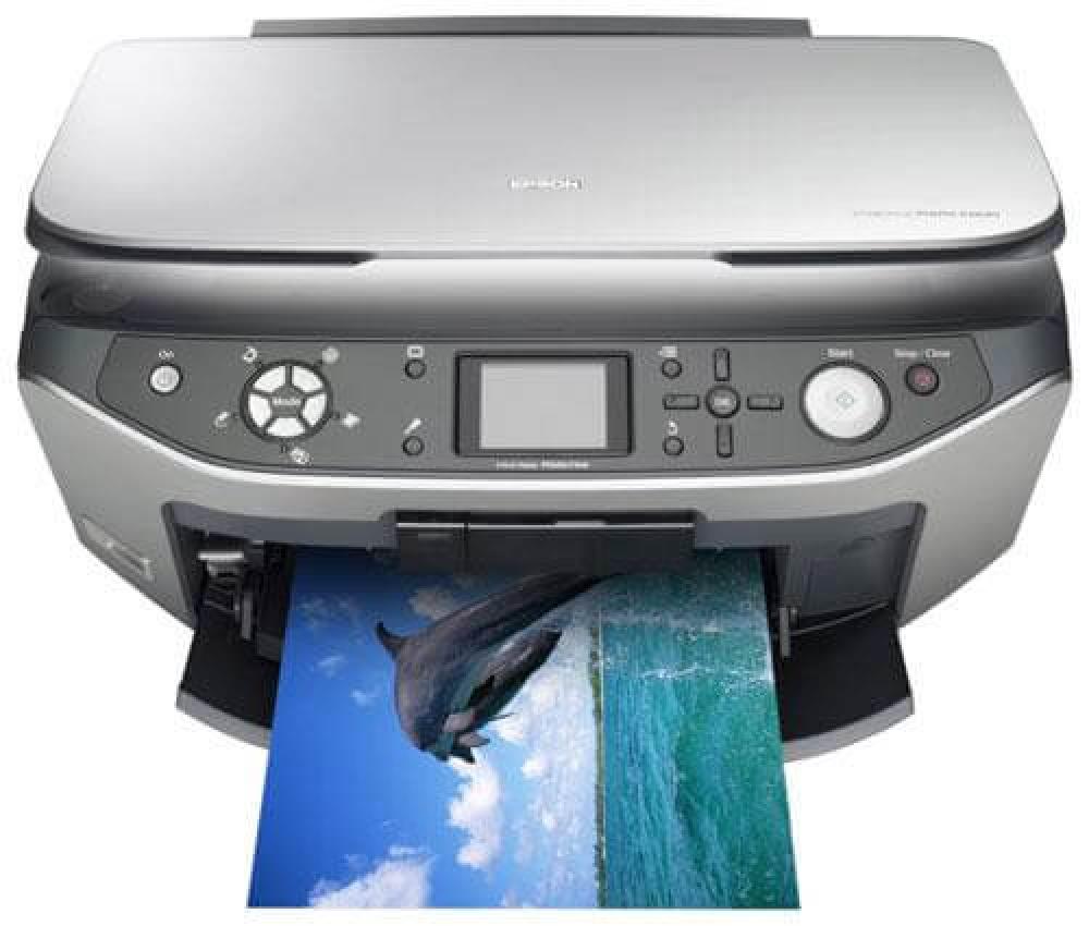 изображение МФУ Epson Stylus Photo RX640 с ПЗК и чернилами