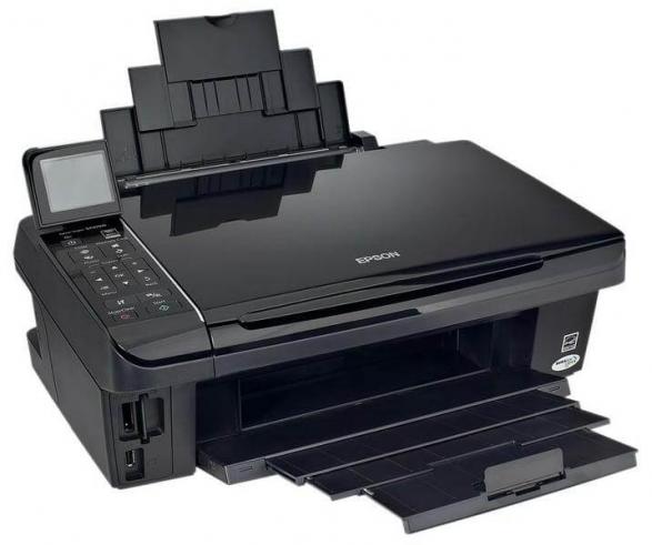 изображение БФП Epson Stylus Office SX515W з ПЗК та чорнилом