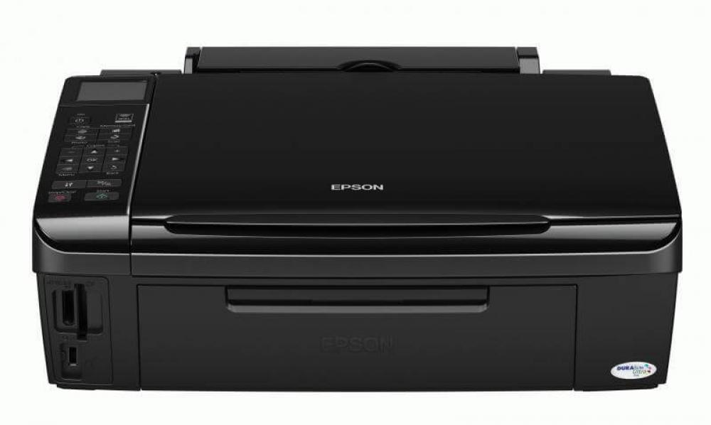 изображение МФУ Epson Stylus Office SX510W с ПЗК и чернилами