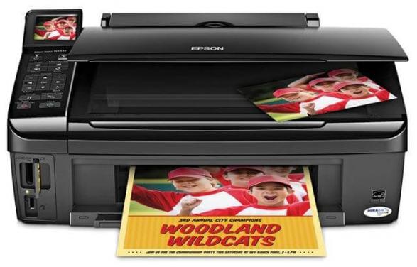 изображение БФП Epson Stylus Office NX515 з ПЗК та чорнилом