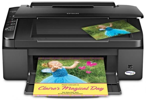 изображение БФП Epson Stylus NX115 з ПЗК та чорнилом