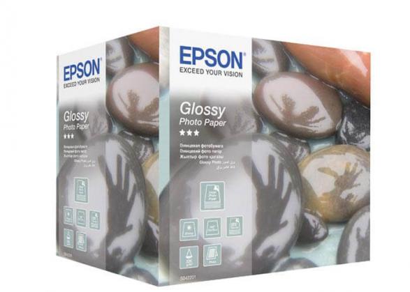 изображение Глянцевий фотопапір Epson Glossy Photo Paper 10x15cm, 225g, 500 аркушів