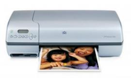Принтер HP Photosmart 7445 с СНПЧ и чернилами