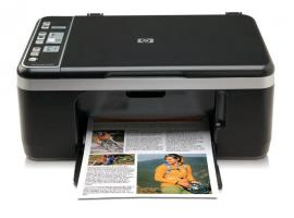 МФУ HP DeskJet F4180 с СНПЧ и чернилами