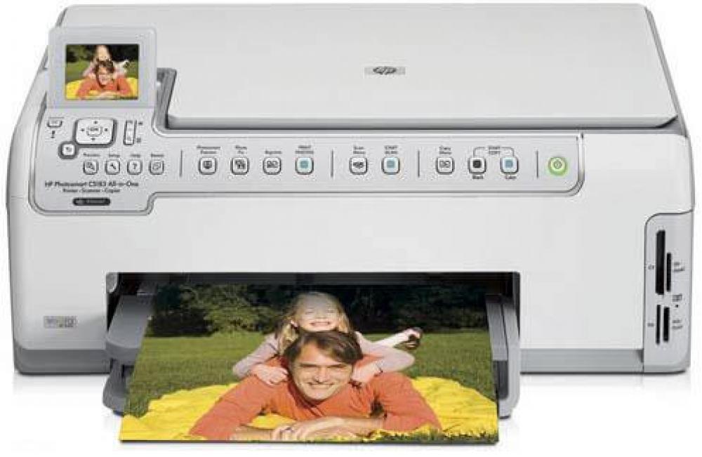 изображение БФП HP PhotoSmart C5183 з СБПЧ та чорнилом - зображення 1