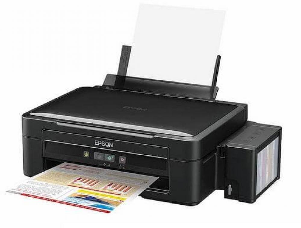 изображение МФУ Epson L350 с оригинальной СНПЧ и чернилами INKSYSTEM 70 мл - изображение 1