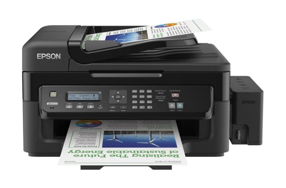 изображение МФУ Epson L550 с оригинальной СНПЧ и чернилами INKSYSTEM 70 мл - изображение 1