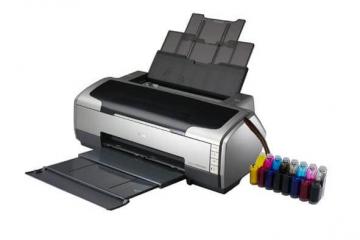 фото Принтер Epson Stylus Photo R1800 с СНПЧ и чернилами