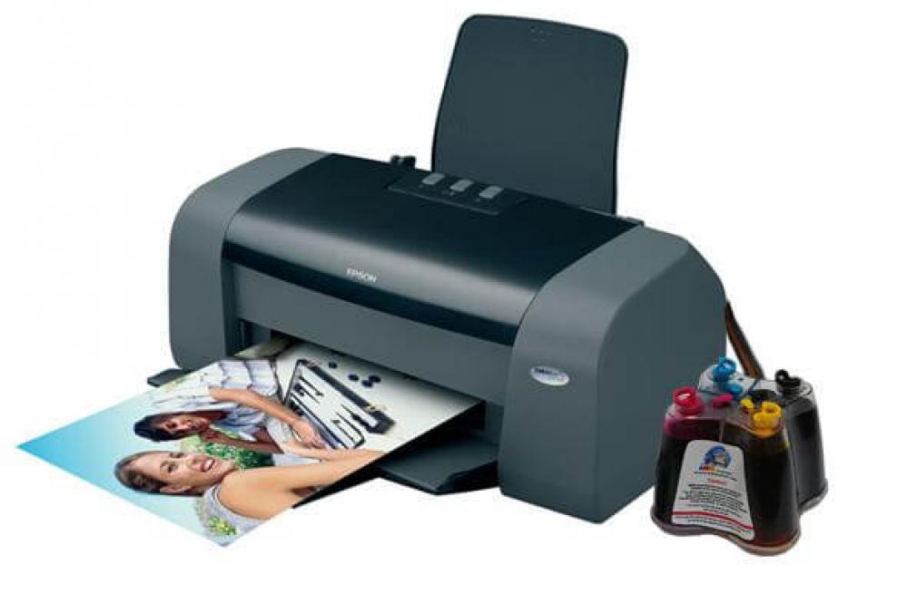 фото Принтер Epson Stylus C67 с СНПЧ и чернилами - изображение 1