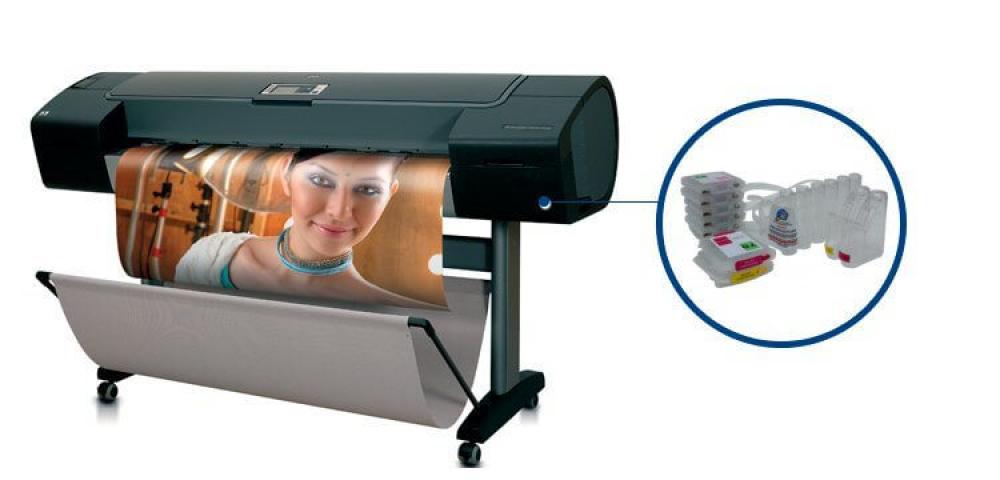 изображение Плоттер HP DesignJet Z3100 с СНПЧ и чернилами - изображение 1