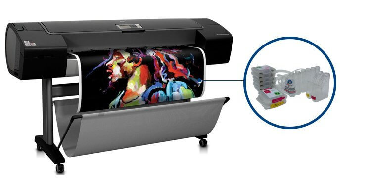 Плоттер HP DesignJet Z3200 с СНПЧ и чернилами Плоттер HP DesignJet Z3200 с СНПЧ и чернилами