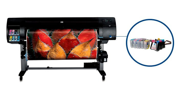 Плоттер HP DesignJet Z6100 с СНПЧ и чернилами Плоттер HP DesignJet Z6100 с СНПЧ и чернилами