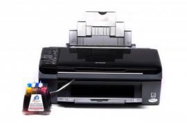 МФУ Epson Stylus SX420W с СНПЧ и чернилами