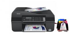МФУ Epson Stylus Office BX305F с СНПЧ и чернилами МФУ Epson Stylus Office BX305F с СНПЧ и чернилами