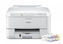 Принтер Epson WorkForce Pro WP-4023 с ПЗК и чернилами
