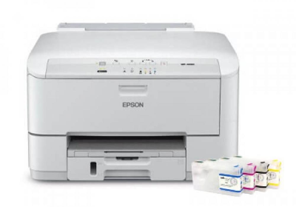 изображение Принтер Epson WorkForce Pro WP-4090 с ПЗК и чернилами - изображение 1