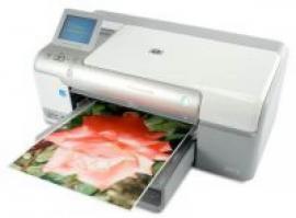 Принтер HP Photosmart D7560 с СНПЧ и чернилами