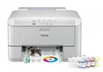 Кольоровий принтер Epson WorkForce Pro WP-4010 з ПЗК та чорнилом