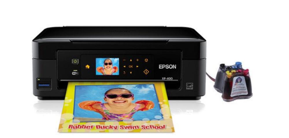 изображение МФУ Epson Expression Home XP-400 Refurbished by Epson с СНПЧ и чернилами - изображение 1