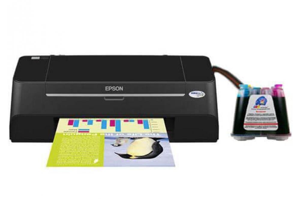 фото Принтер Epson Stylus S21 с СНПЧ и чернилами - изображение 1