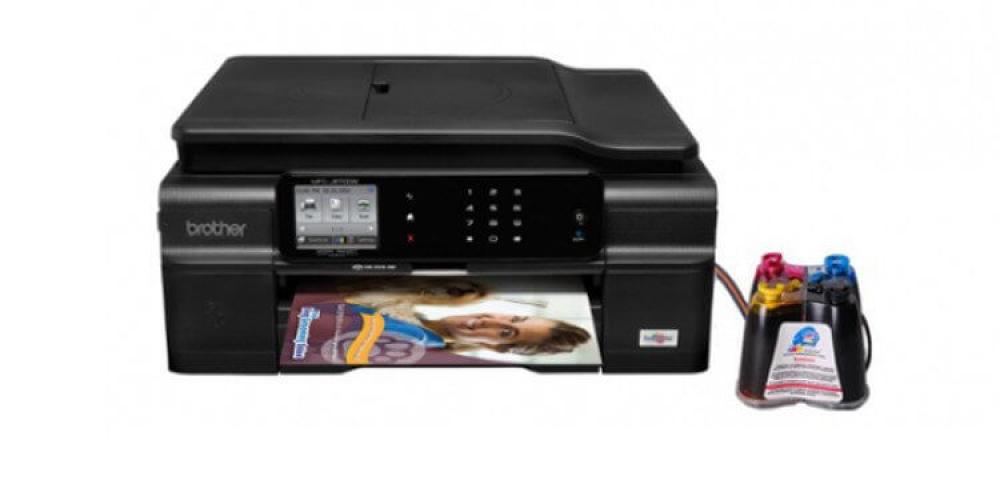 изображение МФУ Brother MFC-J870DW с СНПЧ и чернилами - изображение 1