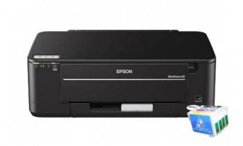 Кольоровий принтер Epson WorkForce 60 Refurbished by Epson з ПЗК та чорнилом
