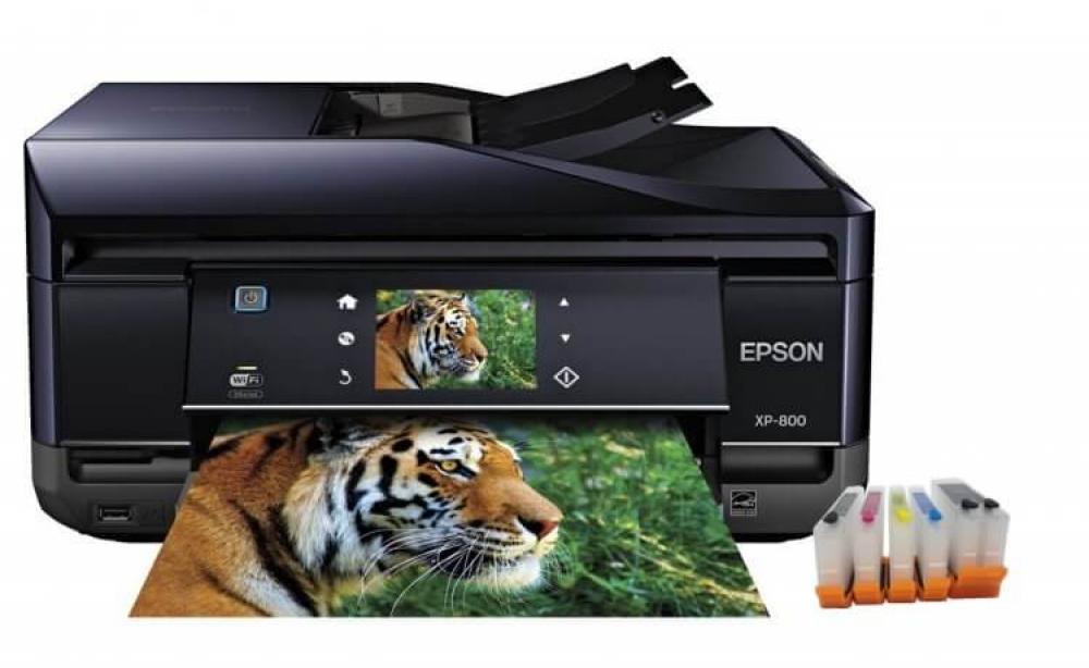 изображение МФУ Epson Expression Premium XP-800 с ПЗК и чернилами (Рус) - изображение 1