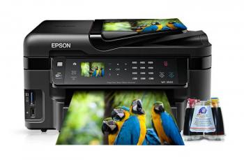 БФП Epson Workforce WF-3520DWF Refurbished by Epson з СБПЧ та чорнилом БФП Epson Workforce WF-3520DWF Refurbished by Epson з СБПЧ та чорнилом