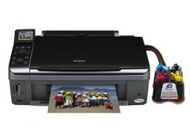 МФУ Epson Stylus SX410 с СНПЧ и чернилами