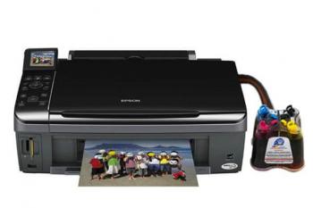 БФП Epson Stylus SX410 з СБПЧ та чорнилом