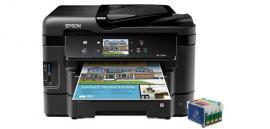 МФУ Epson Workforce WF-3540 с ПЗК и чернилами (Рус)