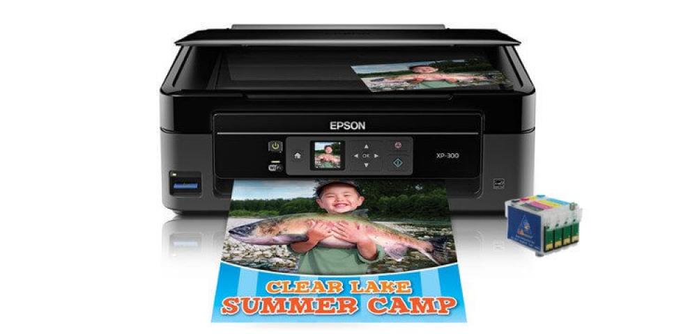 изображение МФУ Epson Expression Home XP-300 Refurbished by Epson с ПЗК и чернилами - изображение 1