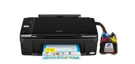 МФУ Epson Stylus NX420 с СНПЧ и чернилами