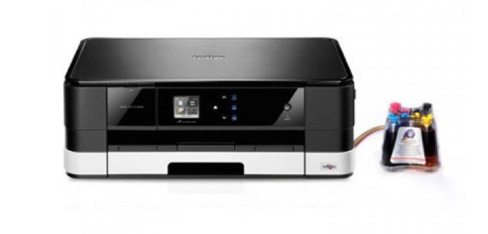 изображение МФУ Brother DCP-J4110DW с СНПЧ и чернилами - изображение 1