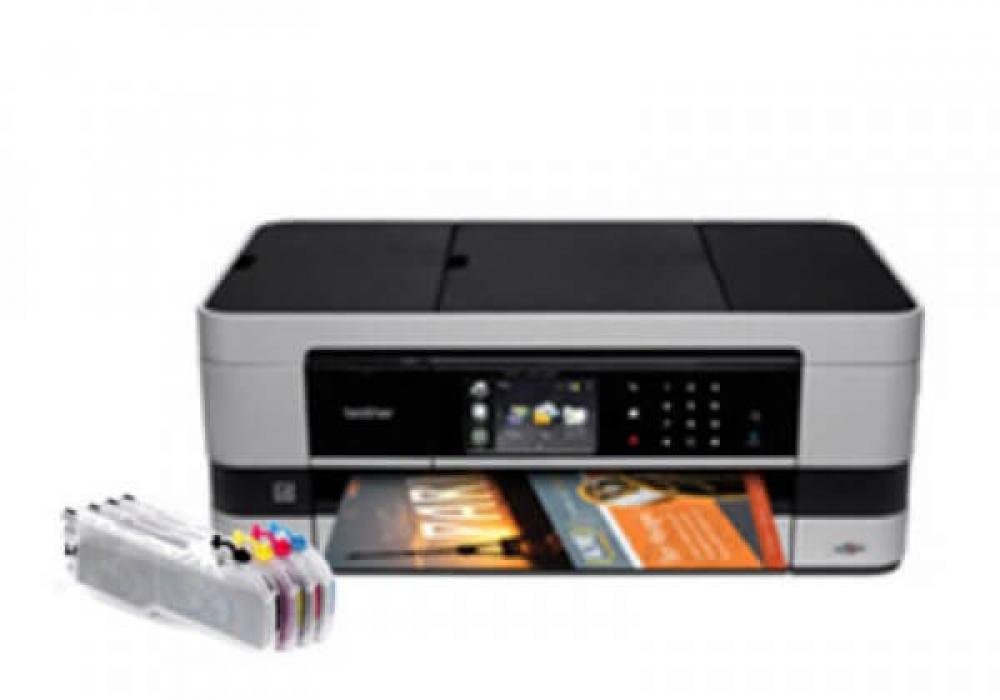 изображение МФУ Brother MFC-J4510DW с ПЗК и чернилами - изображение 1