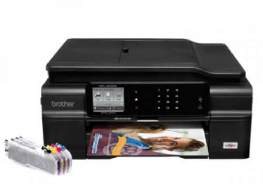 изображение МФУ Brother MFC-J870DW с ПЗК и чернилами - изображение 1